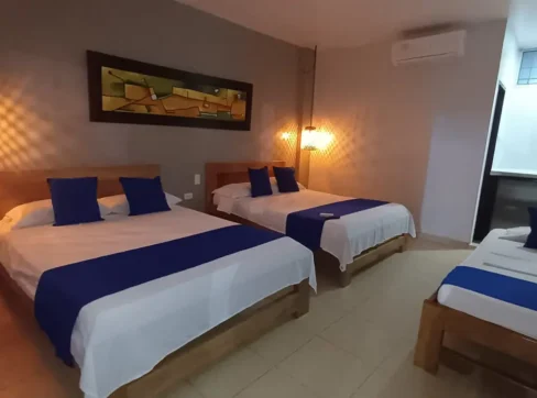 Quintuple Room at the Portoalegre Coveñas Hotel